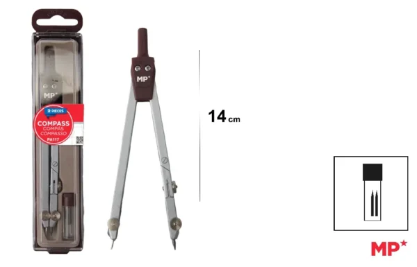 MP COMPASSO BASE + MINE DI RICAMBIO