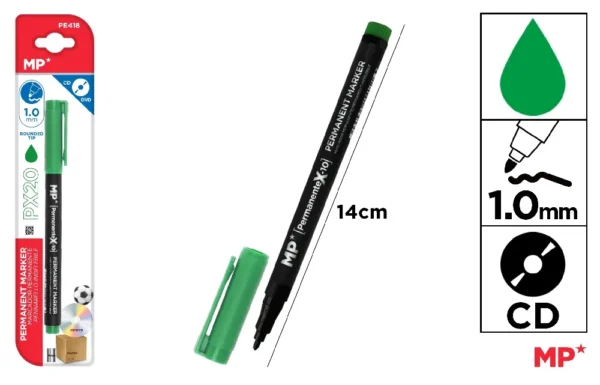 MP MARCATORE CD/DVD 1.0MM VERDE