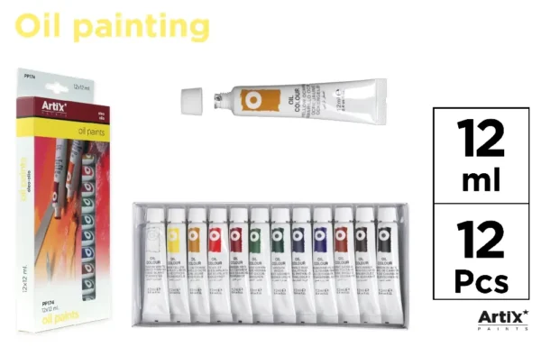 ARTIX COLORI A OLIO PROF 12PZ