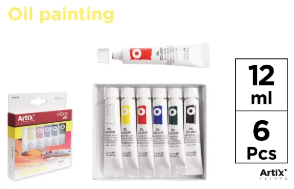 ARTIX COLORI A OLIO PROF 6PZ