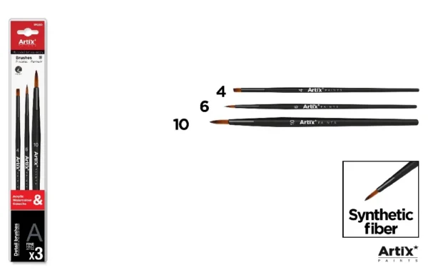 ARTIX PENNELLI PROF P PIATTI/TONDI 3PZ ASSORT