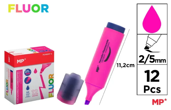 MP EVIDENZIATORE 2-5MM ROSA FLUO