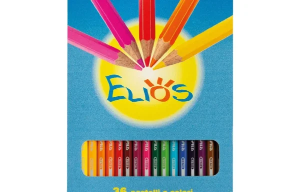 ELIOS PASTELLI A COLORI CON TEMPERINO CONF. 36PZ