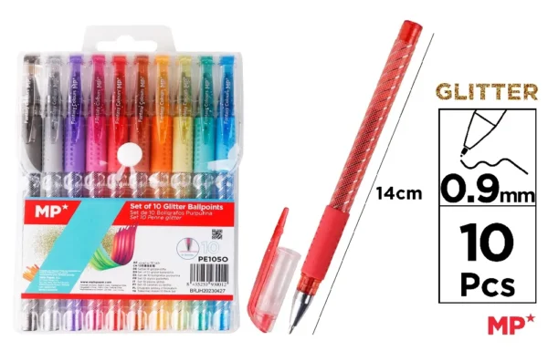 MP PENNA GEL 0.7MM CONF. 10 COLORI