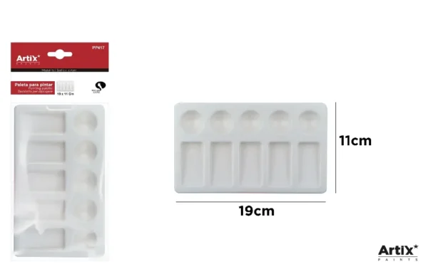 ARTIX TAVOLOZZA RETTANGOLARE 19X11CM