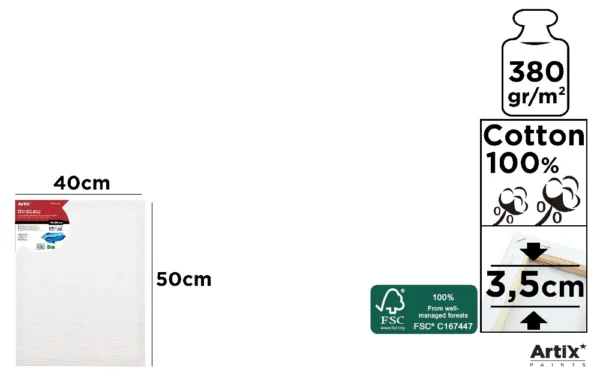 ARTIX TELA 40X50X3.5CM