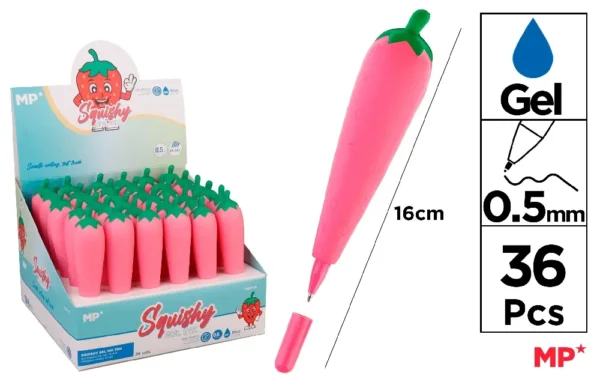 MP PENNA GEL SQUISHY 0.5MM 36PZ FRAGOLA