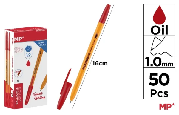 MP PENNA SOFT 1.0MM ROSSO