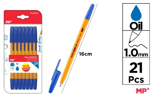 MP PENNA SOFT 1.0MM CONF. 21PZ BLU