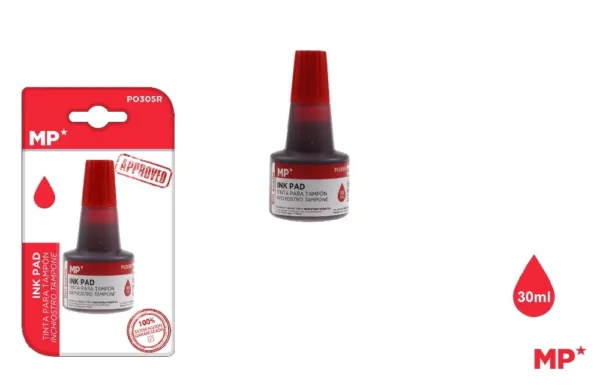 MP INCHIOSTRO PER TIMBRI 30ML ROSSO