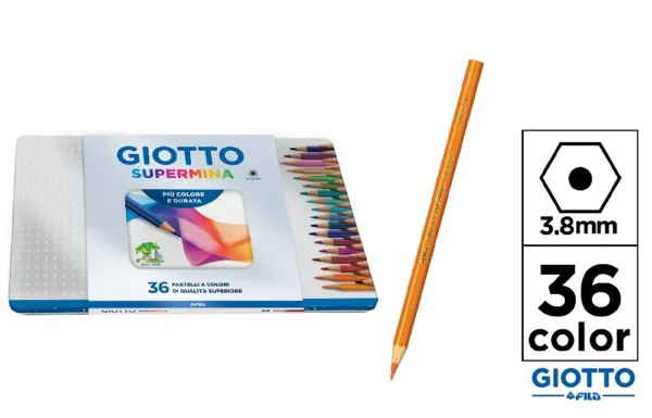 GIOTTO SUPERMINA SCATOLA IN METALLO 36PZ