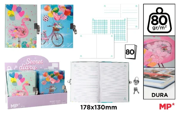MP QUADERNO SEGRETO CON CHIUSURA
