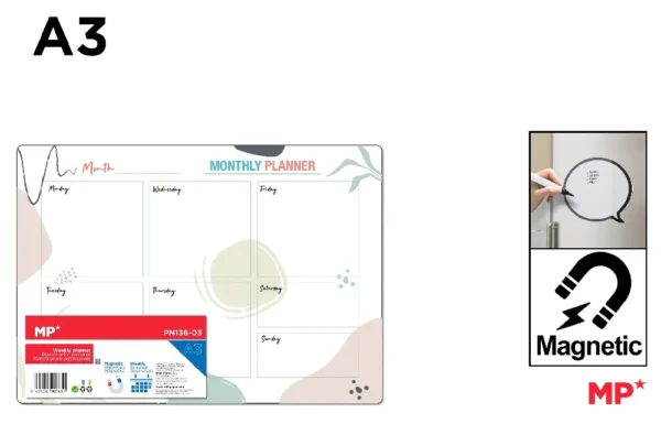 MP PLANNING MAGNETICO SETTIMANALE A3 MINIMAL