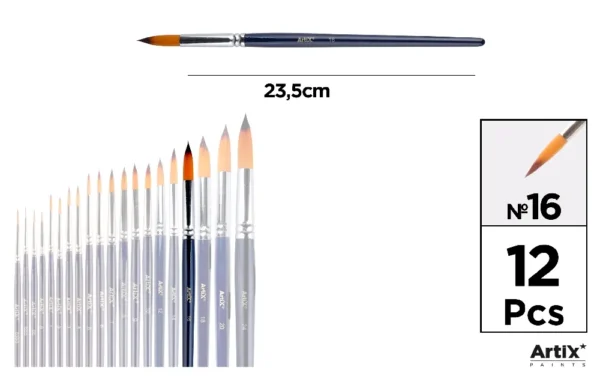 ARTIX PENNELLO PROF TONDO 16 12PZ BLU