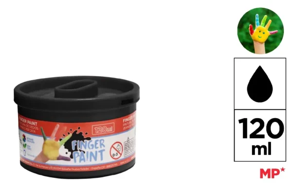 MP PITTURA A DITA 120ML NERO