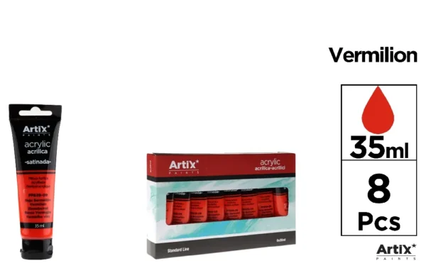 ARTIX VERNICE ACRILICA 35ML ROSSO VERMIGLIO