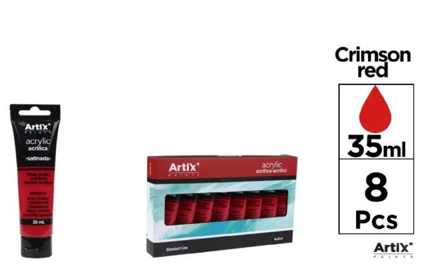 ARTIX VERNICE ACRILICA 35ML ROSSO CREMISI