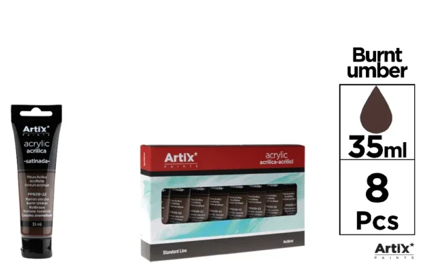 ARTIX VERNICE ACRILICA 35ML TERRA SIENA BRUCIA