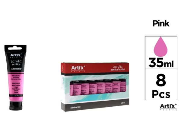 ARTIX VERNICE ACRILICA 35ML ROSA