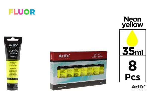 ARTIX VERNICE ACRILICA 35ML GIALLO ELETTRICO