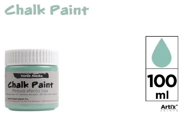 ARTIX VERNICE EFFETTO GESSO 100ML VERDE ALASKA