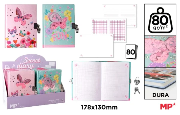 MP QUADERNO SEGRETO CON CHIUSURA