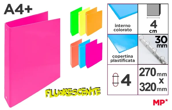 MP RACCOGLITORE 4 ANELLI 27X32 D3 COL. FLUO