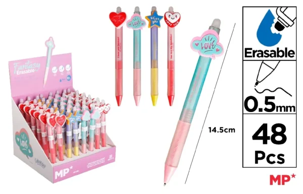 MP PENNA CANCELLABILE A FANTASIA BLU 0,5MM