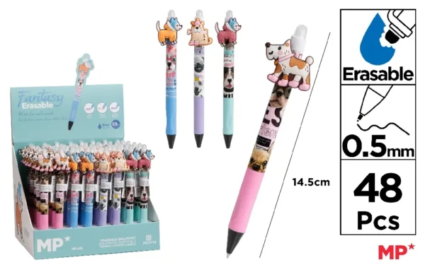 MP PENNA CANCELLABILE A FANTASIA BLU 0,5MM