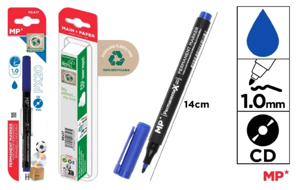 MP MARCATORE CD/DVD 1.0MM BLU
