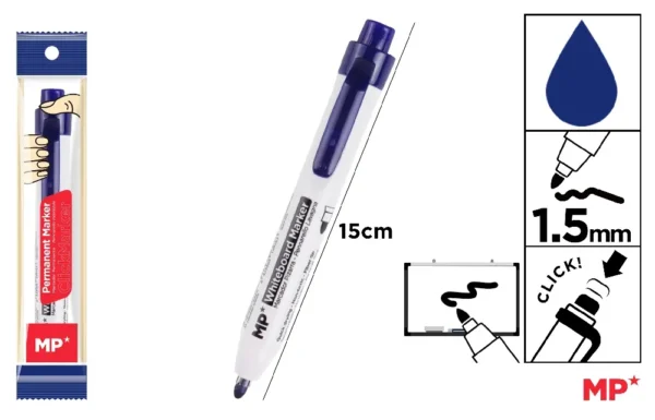 MP PENNARELLO A SCATTO LAVAGNA 1.5MM BLU
