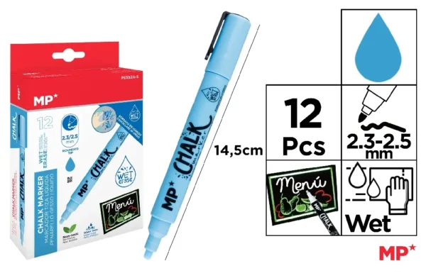 MP GESSO LIQUIDO CANC. UMIDO 2.3MM AZZURRO