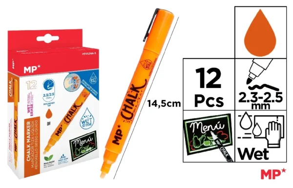 MP GESSO LIQUIDO CANC. UMIDO 2.3MM ARANCIONE