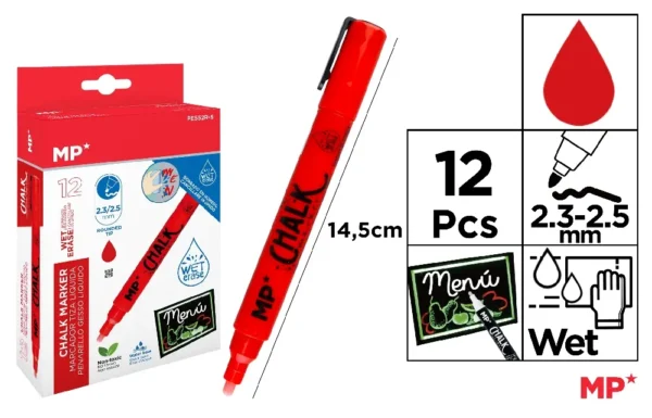 MP GESSO LIQUIDO CANC. UMIDO 2.3MM ROSSO
