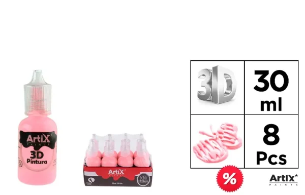 ARTIX PITTURA 3D 30ML ROSA