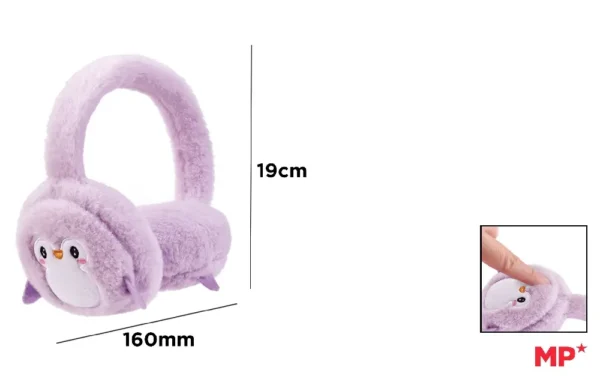 MP CUFFIE PER ORECCHIE MORBIDE IN PELUCHE