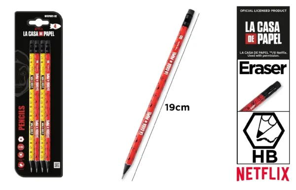NETFLIX MATITE CON GOMMA 4PZ