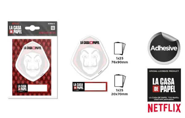 NETFLIX NOTE ADESIVE DECORATE