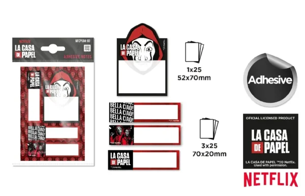NETFLIX NOTE ADESIVE DECORATE