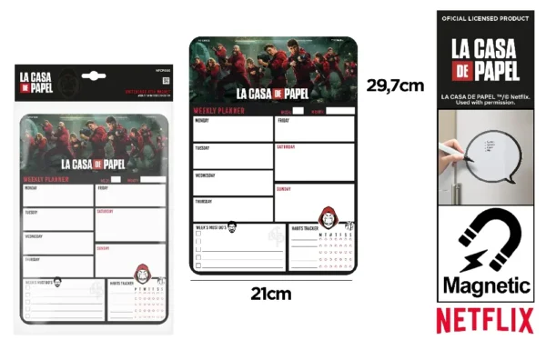 NETFLIX AGENDA SETTIMANALE MAGNETICA A4