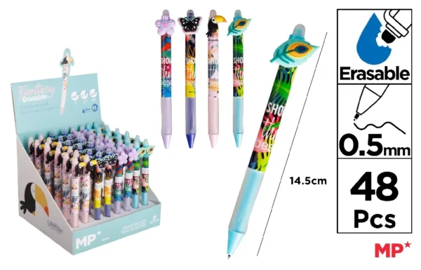 MP PENNA CANCELLABILE A FANTASIA BLU 0,5MM