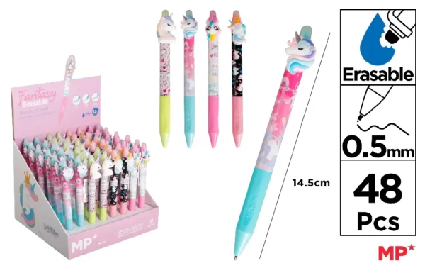 MP PENNA CANCELLABILE A FANTASIA BLU 0,5MM