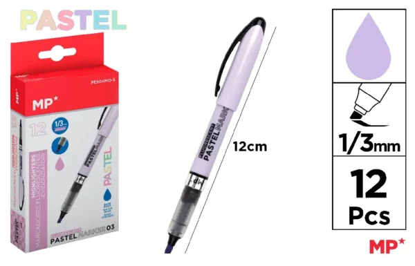 MP EVIDENZIATORE A PENNA 1-3MM VIOLA PASTEL