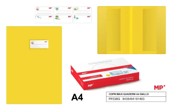MP COPRIMAXI QUADERNI A4 GIALLO