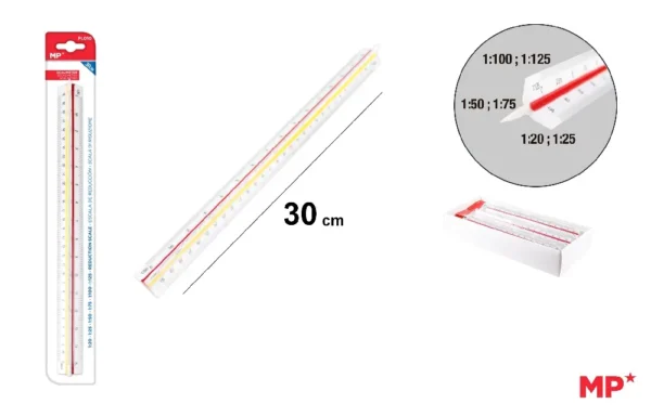 MP SCALIMETRO PLASTICA 30CM