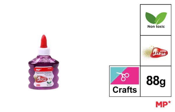 MP COLLA GLITTER METAL 88ML VIOLA
