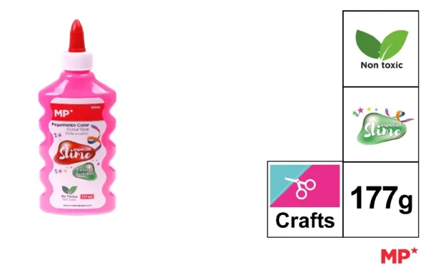 MP COLLA COL. FLUO 177ML ROSA