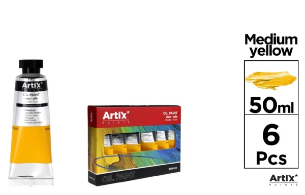 ARTIX PITTURA AD OLIO PROF. 50ML GIALLO