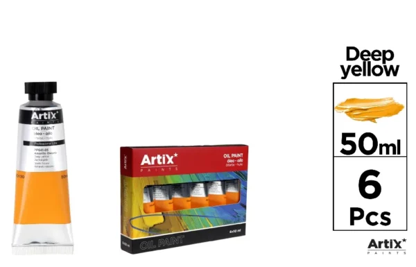 ARTIX PITTURA AD OLIO PROF. 50ML GIALLO SCURO