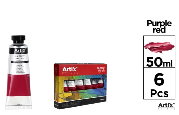 ARTIX PITTURA AD OLIO PROF. 50ML ROSSO VIOLACEO